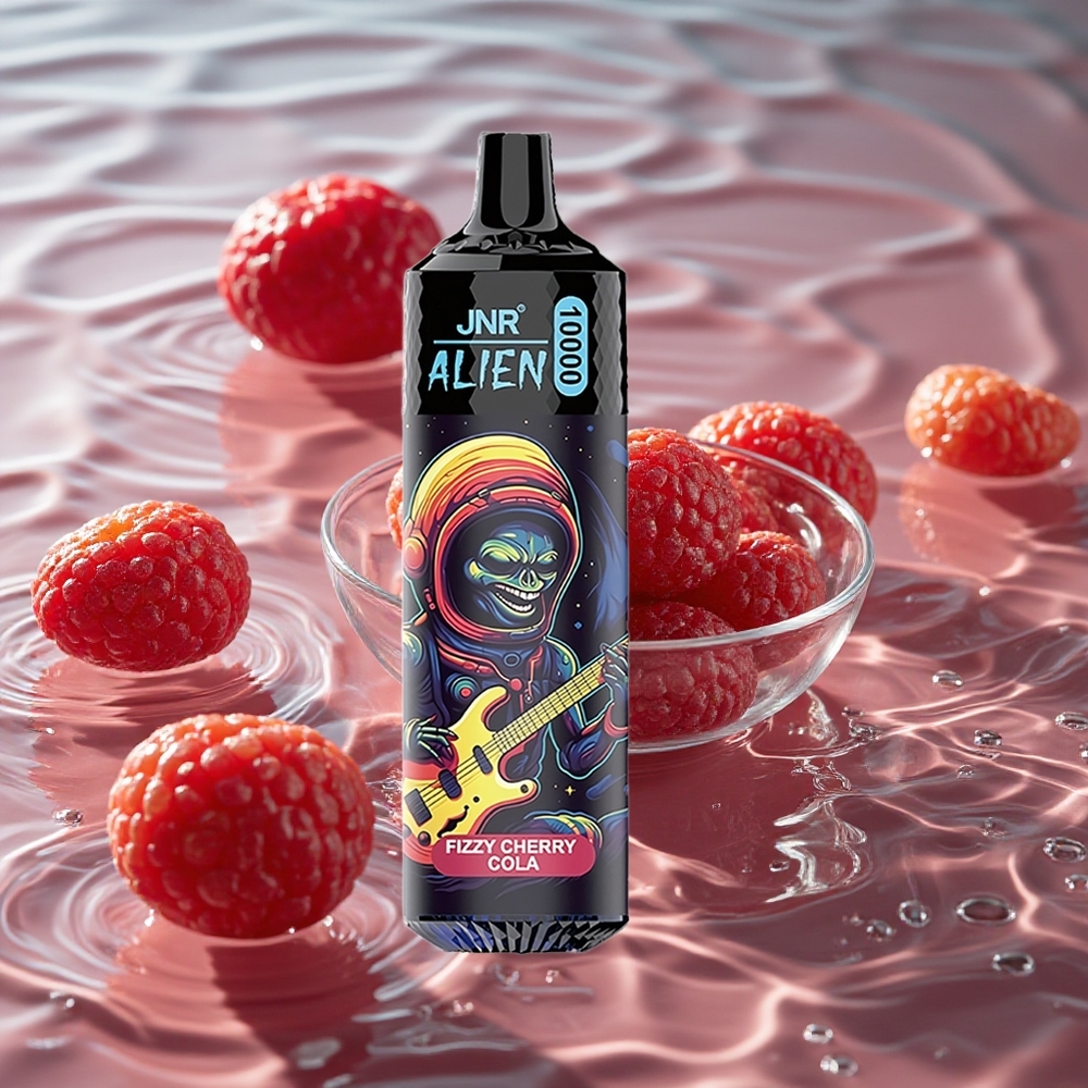 JNR Alien 10000 Puffs 850mAh Akumuliatorius Vienkartinis Vape Fizinė Vyšnių Kola