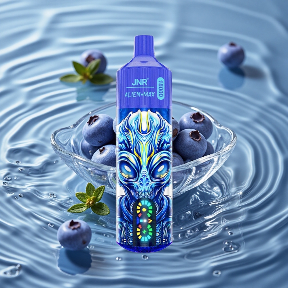 JNR Alien Max 18000 Puffs Vienkartinis Vape Mėlynųjų Uogų Ledas
