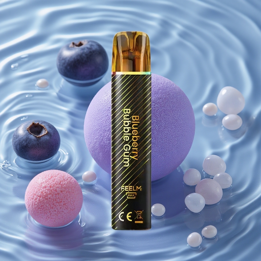 JNR Black&Golden 800 Puffs Vienkartinis Vape Mėlynųjų Uogų Burbuliai