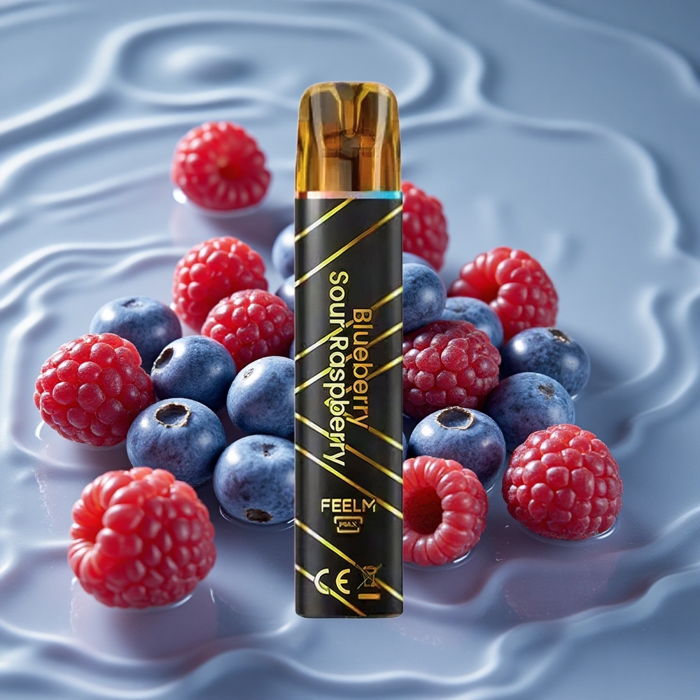 JNR Black&Golden 800 Puffs Vienkartinis Vape Mėlynoji Gervuogė Rapsūtė