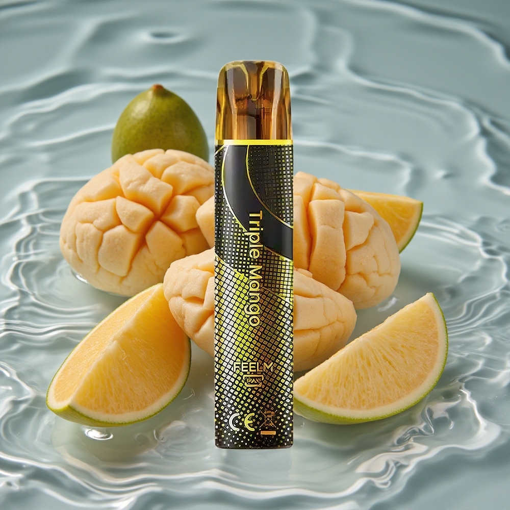 JNR Black&Golden 800 Puffs Vienkartinis Vape Triple Mango