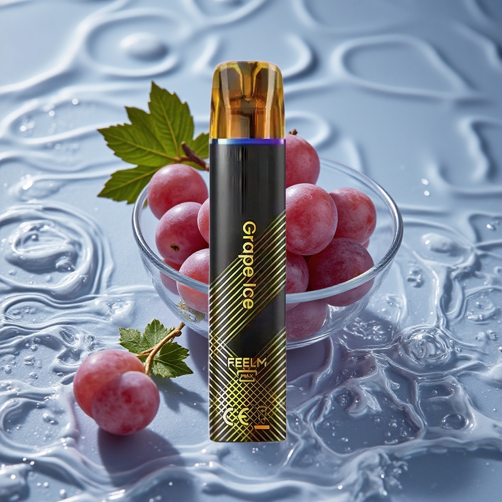 JNR Black&Golden 800 Puffs Vienkartinis Vape Vynuogių Ledas