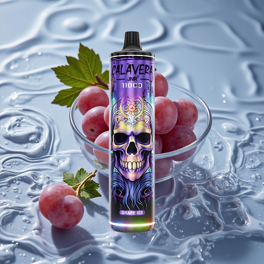 JNR Calavera 11000 Puffs Vienkartinis Vape Vynuogių Ledas