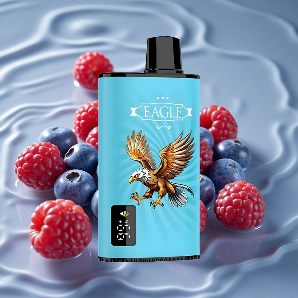 JNR EAGLE Smart 23000 Puffs 25ml Talpos Vienkartinis Vape Mėlynųjų Gervuogių Rūgščiosioms Avietėms