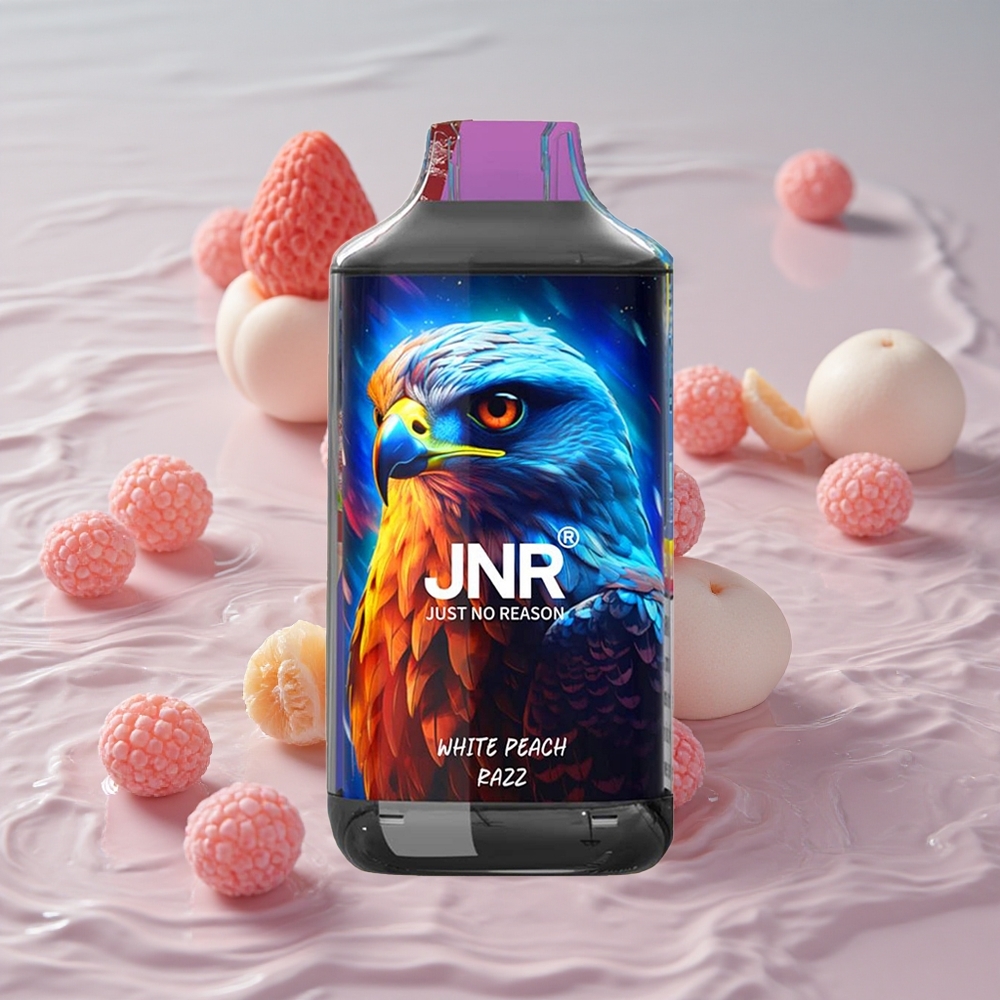 JNR Falcon 16000 Puffs Vienkartinis Vape Baltoji Persikas Razz