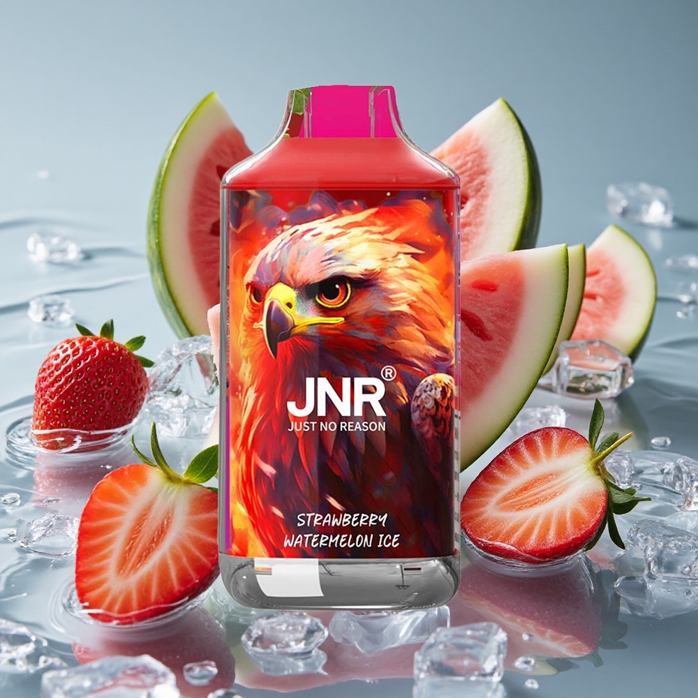 JNR Falcon 16000 Puffs Vienkartinis Vape Braškės Arbūzas Ledas