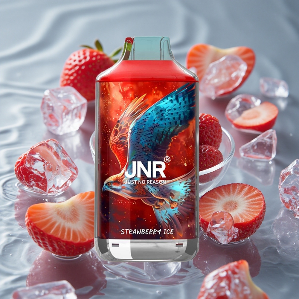JNR Falcon 16000 Puffs Vienkartinis Vape Braškės Ledas