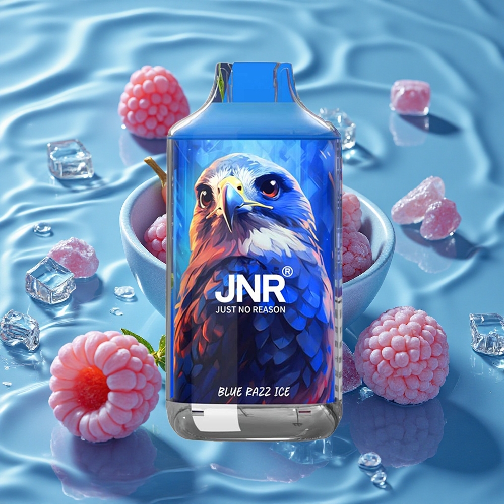 JNR Falcon 16000 Puffs Vienkartinis Vape Mėlynasis Uogienės Šaltis