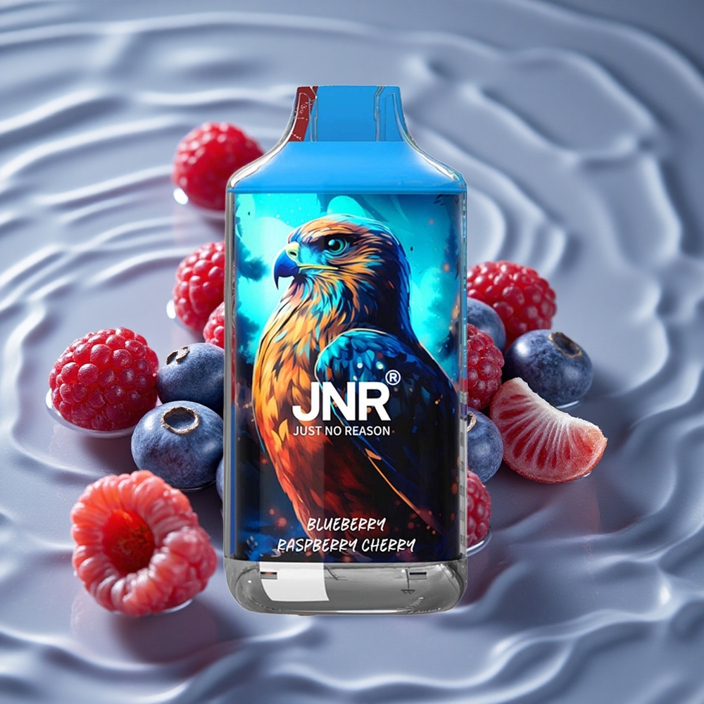 JNR Falcon 16000 Puffs Vienkartinis Vape Mėlynoji Avietė Vyšnia