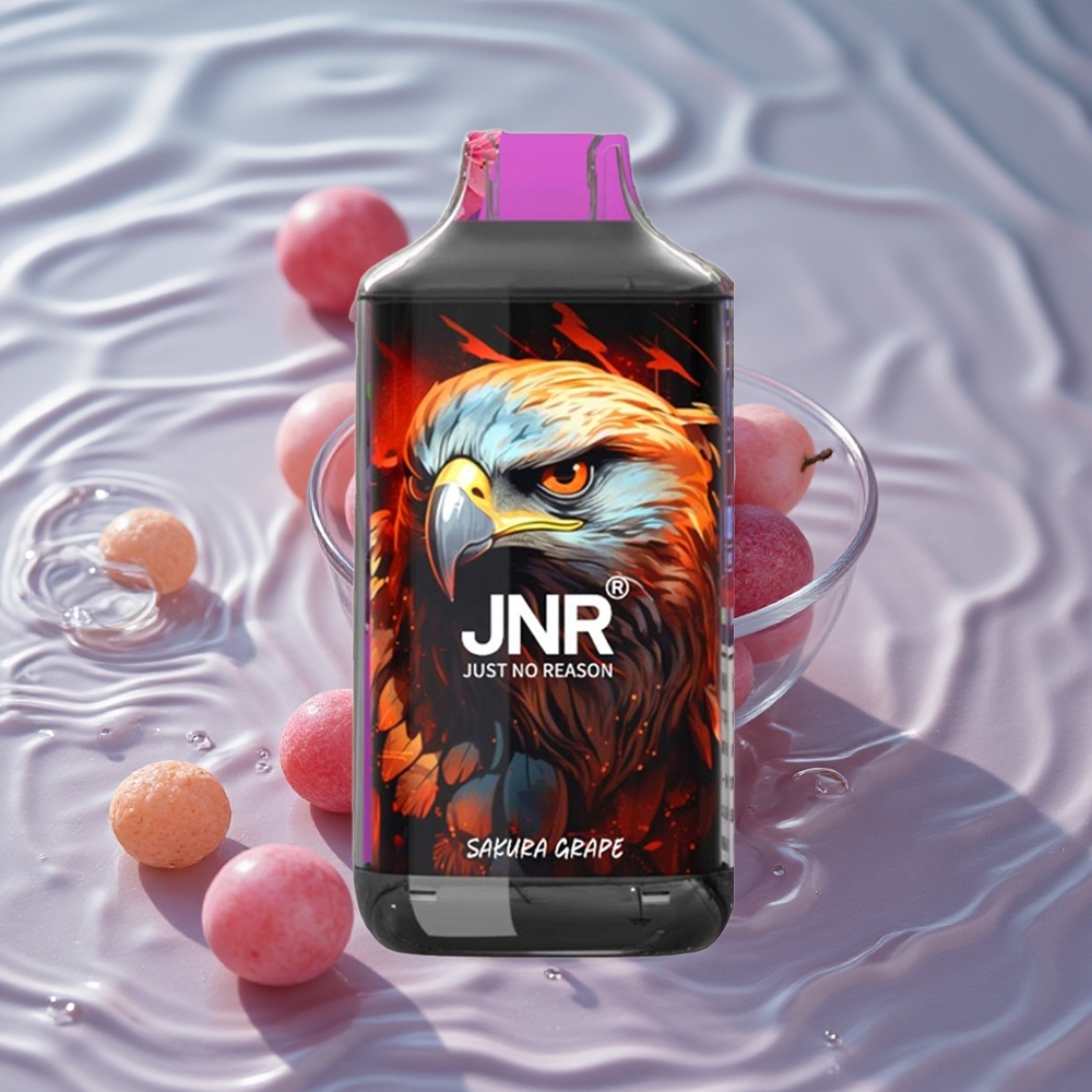JNR Falcon 16000 Puffs Vienkartinis Vape Sakura Vynuogė