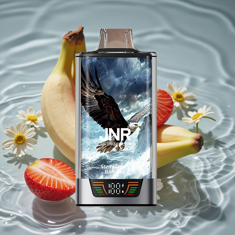 JNR Falcon Pro 28000 Braškės Bananų USB Type-C Vienkartinis Vape