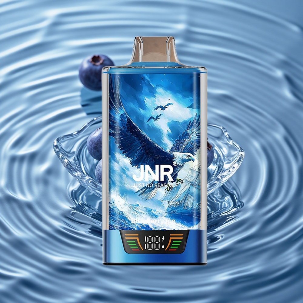 JNR Falcon Pro 28000 MTL Vaping Vienkartinis Vape Mėlynųjų Uogų Ledas