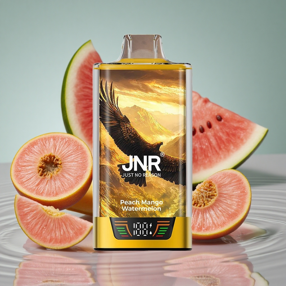 JNR Falcon Pro 28000 Vienkartinis Vapas su 950mAh Baterija Persikas Mango Arbūzas