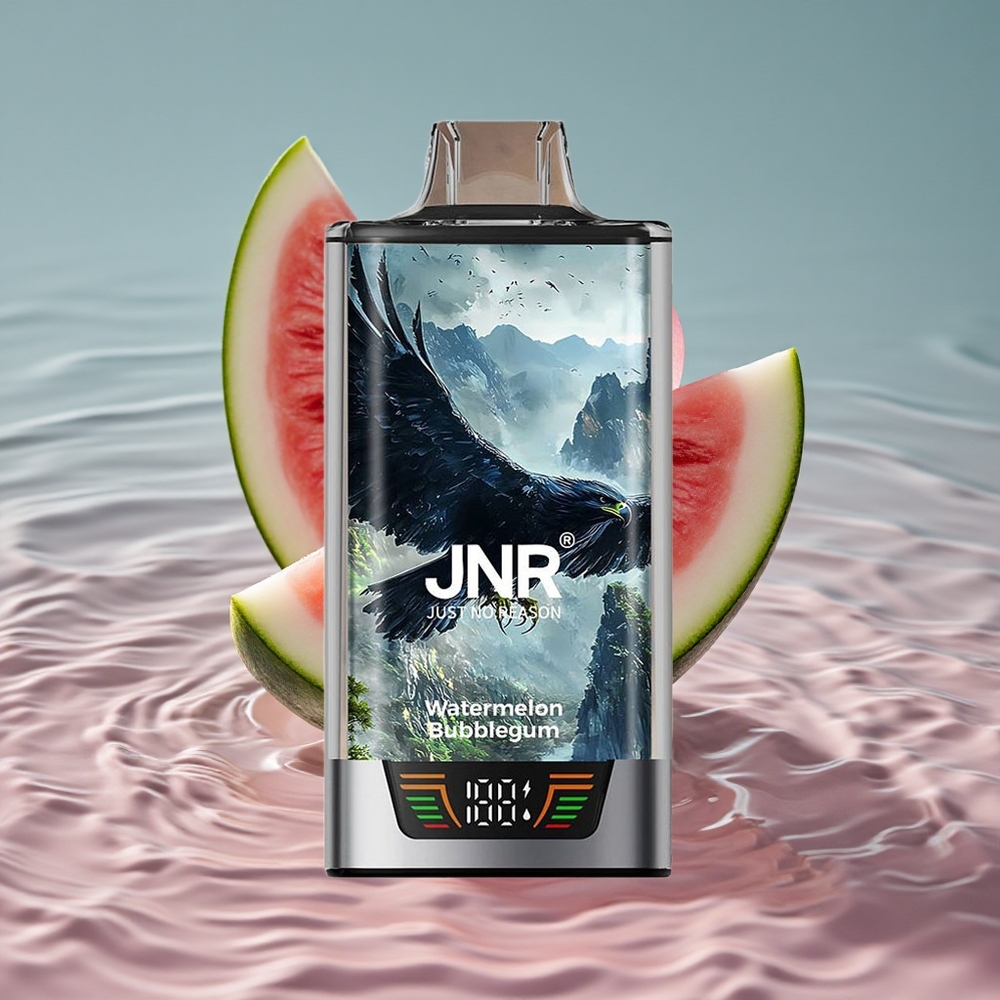 JNR Falcon Pro 28000 Vienkartinis Vape Arbūzinis Kramomasis Gumulėlis su USB Type-C