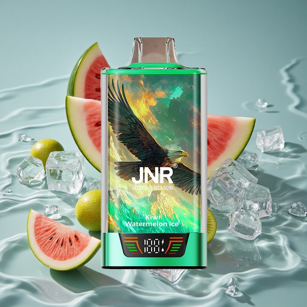 JNR Falcon Pro 28000 Vienkartinis Vape Kiwi Arbūzas Ledas su 28000 Traukimų
