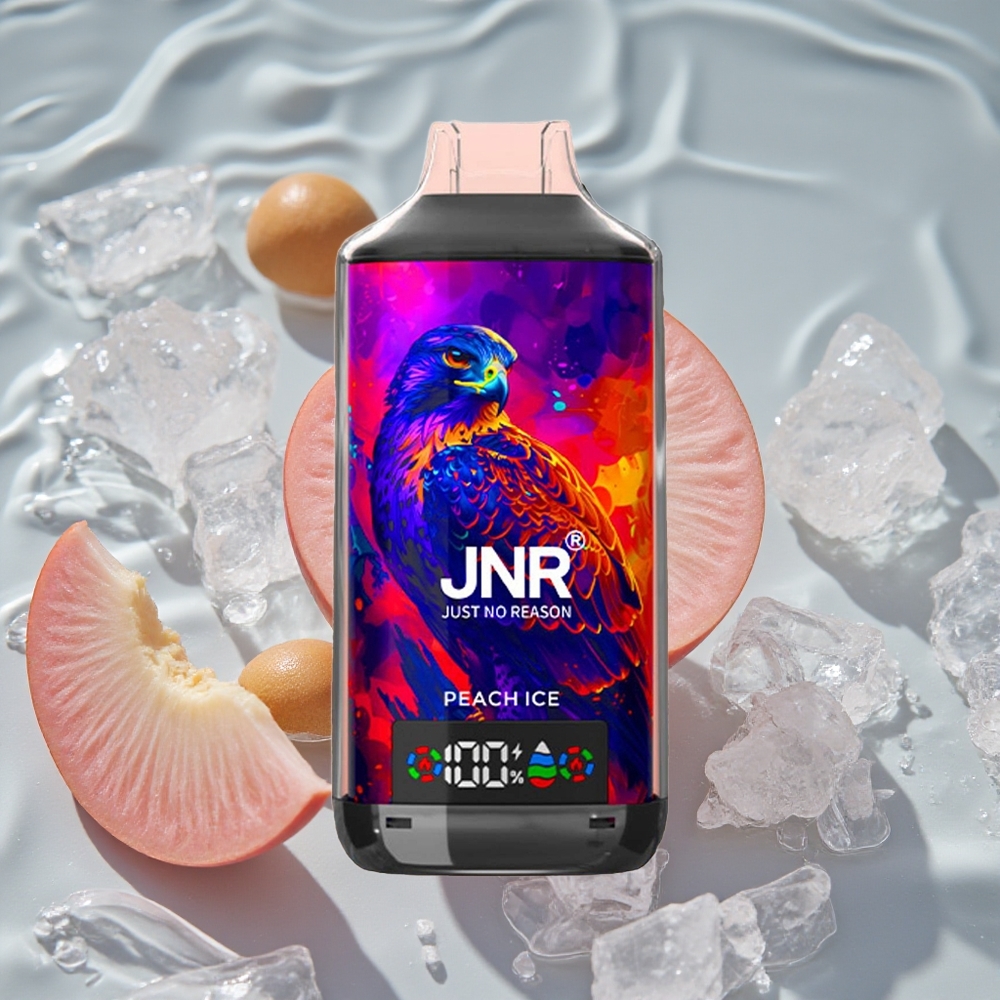 JNR Falcon X 18000 Puffs Peach Ice (Persikų Ledas) Vienkartinis Vape