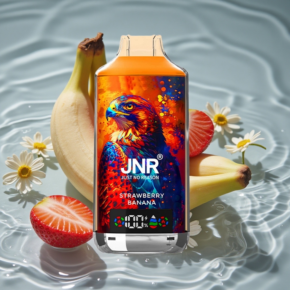 JNR Falcon X 18000 Puffs Vienkartinis Vape Braškių Bananų