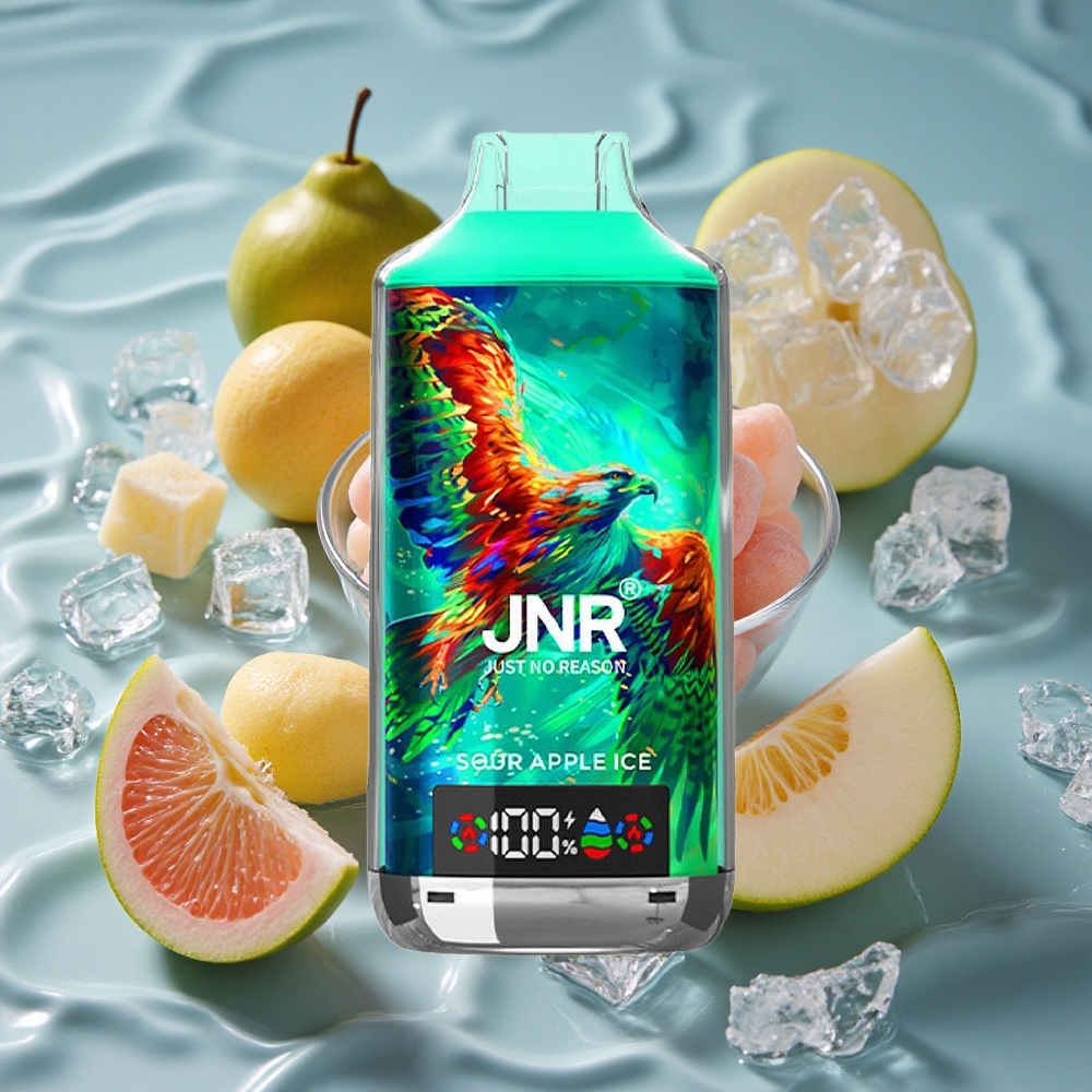 JNR Falcon X 18000 Puffs Vienkartinis Vape Škonių Obuolių Ledas