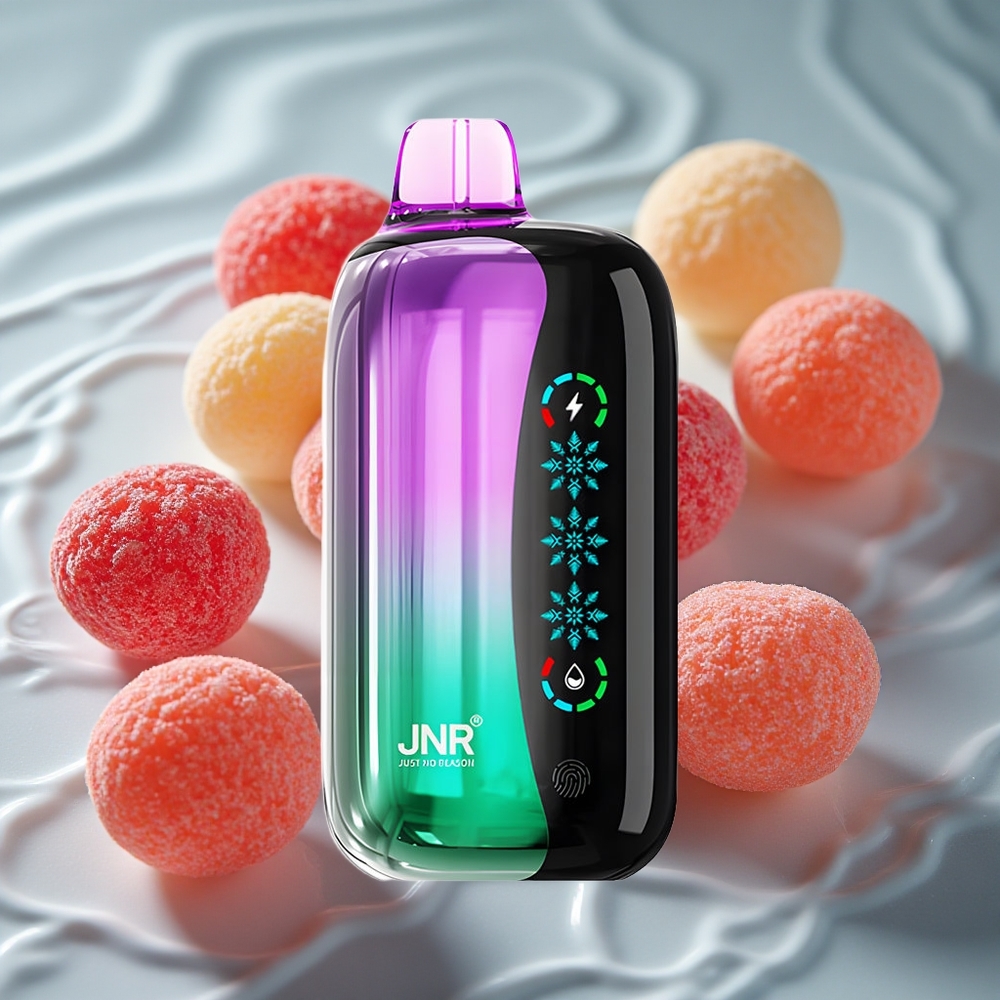 JNR Flex Ice 21000 Puffs Vienkartinis Vape Rūgščiosios Vyšnios Guminukai