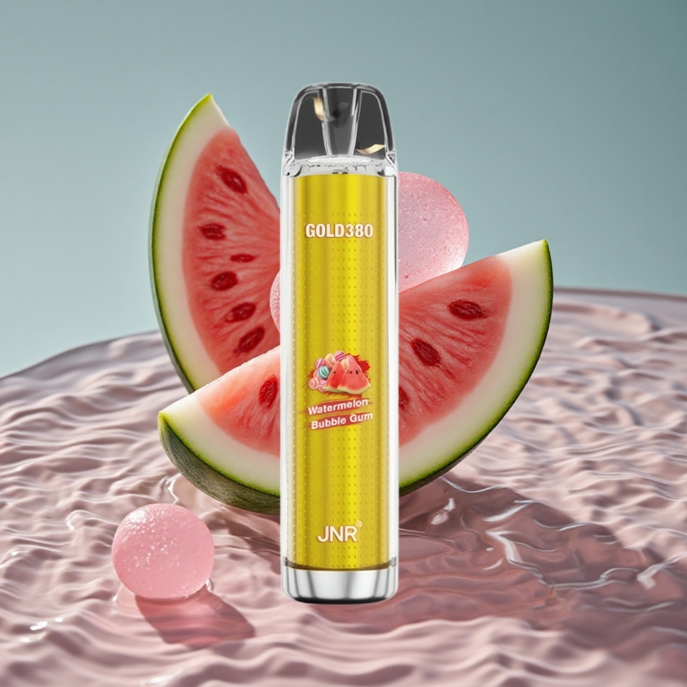 JNR Gold380 6000 Puffs Vienkartinis Vape Arbūzo Burbulų Guma