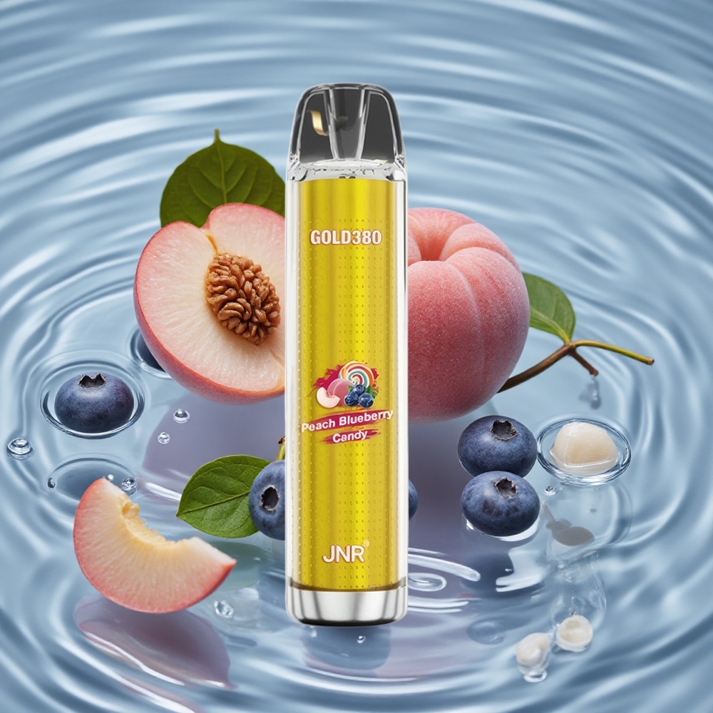 JNR Gold380 6000 Puffs Vienkartinis Vape Persikas Mėlynė