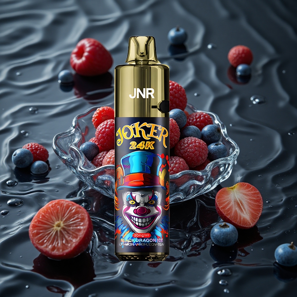 JNR Joker 24K Puffs Perpildomas Pūstukas Black Dragon Ice