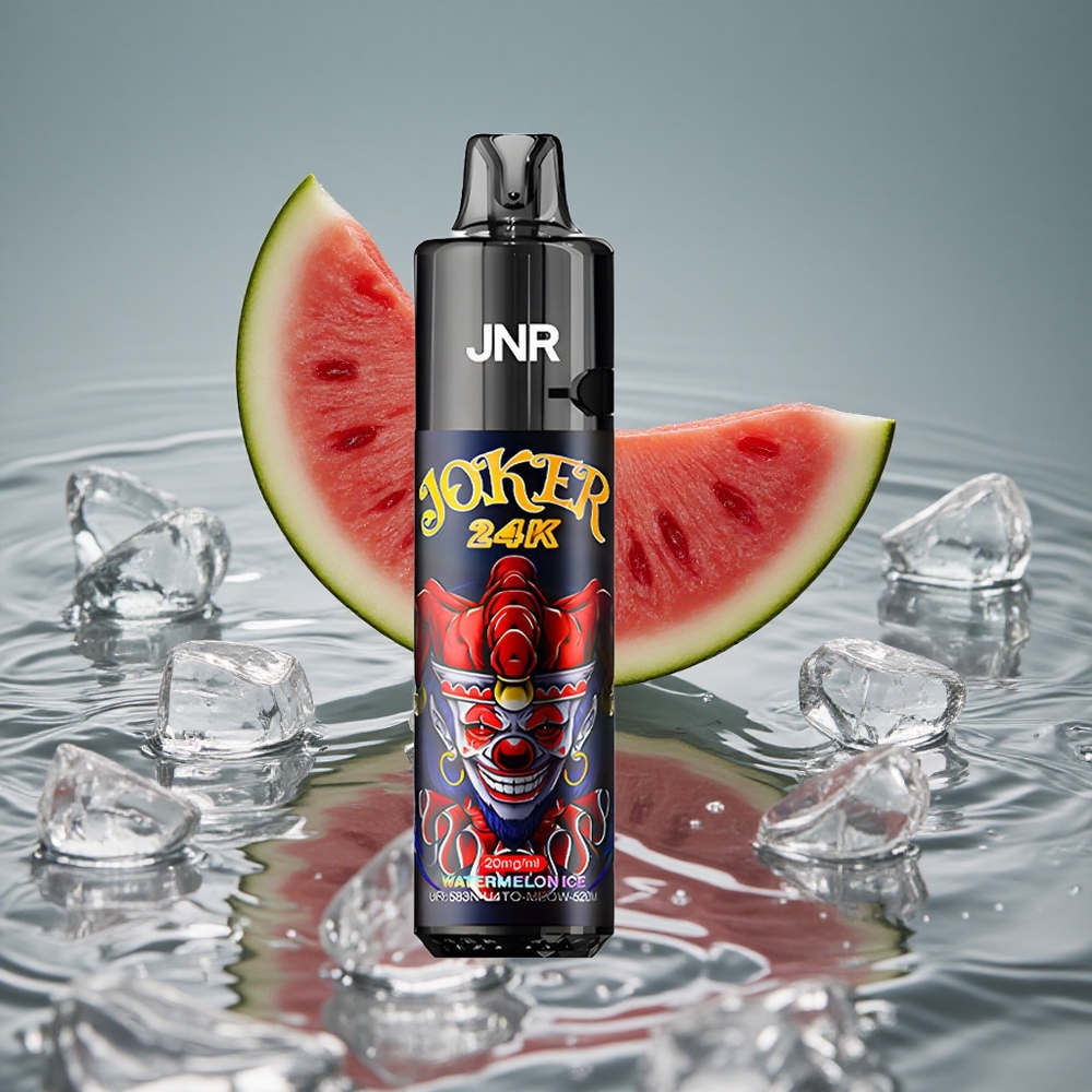 JNR Joker 24K Puffs Vienkartinis Vape su 800mAh Baterija ir Arbūzo Ledas