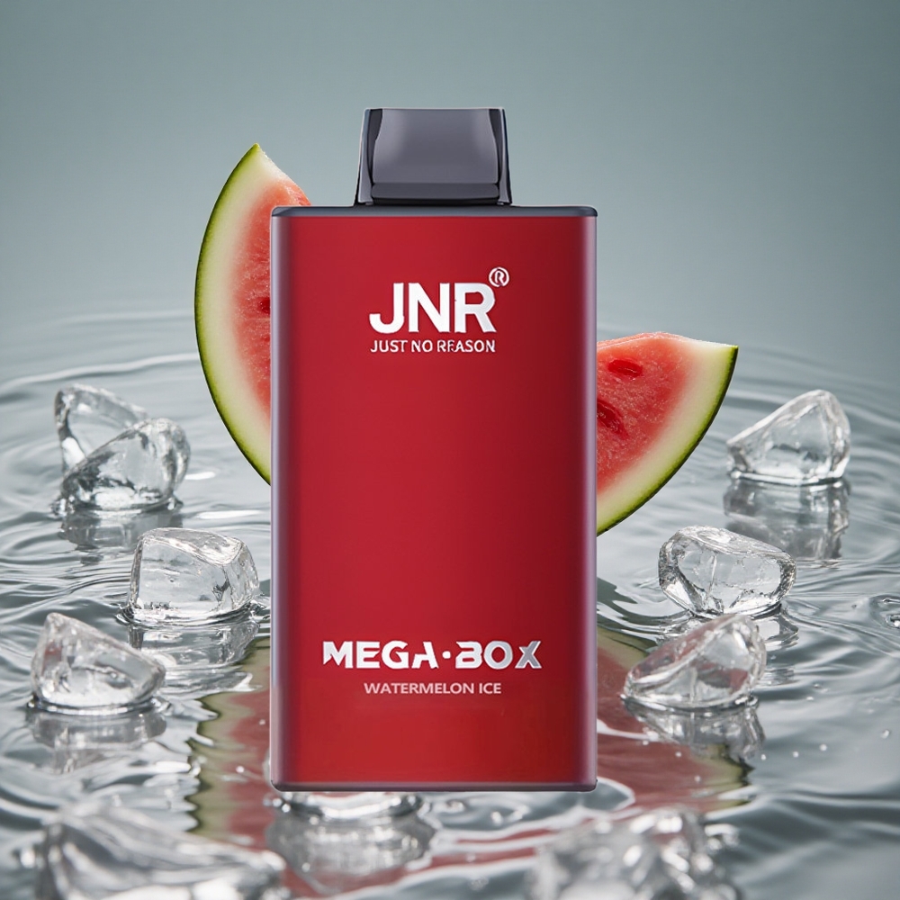 JNR Mega Box 25000 Puffs Vienkartinis Vape Arbūzas ir Ledas