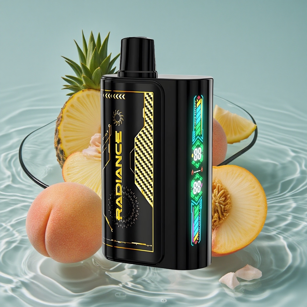 JNR Radiance 31000 Puffs Vienkartinis Vape Persikas Mango Ananasas