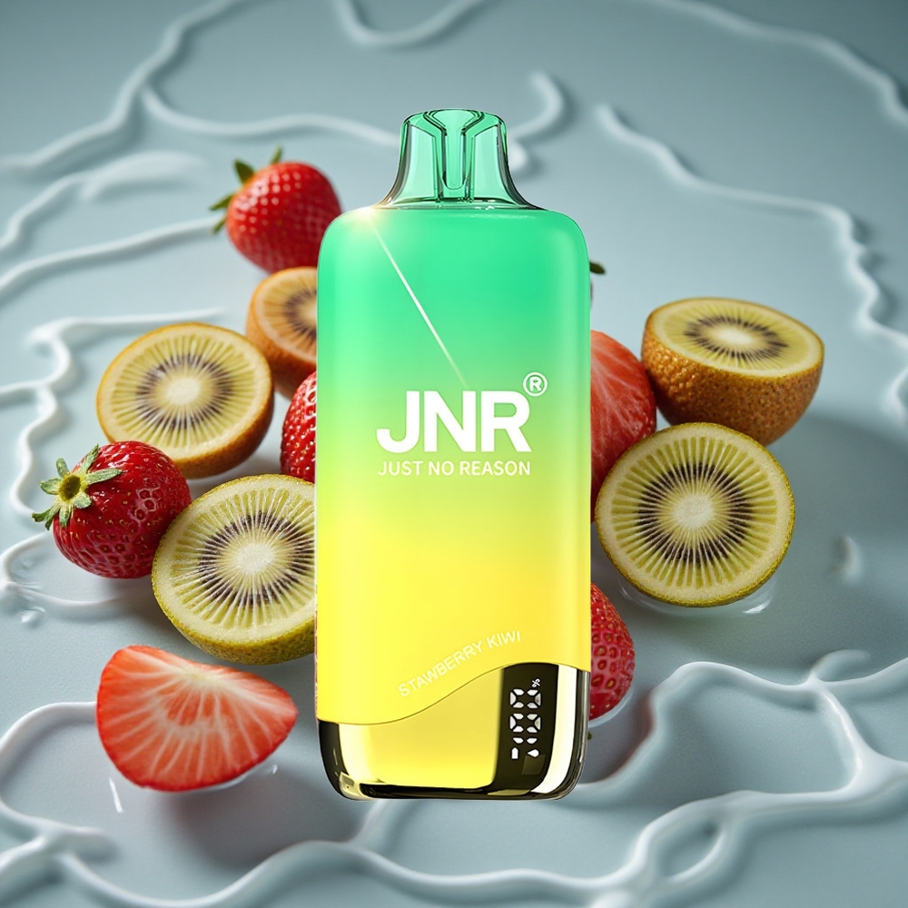 JNR Rainbow 10500 Puffs Vienkartinis Vape Braškė-Kiwi