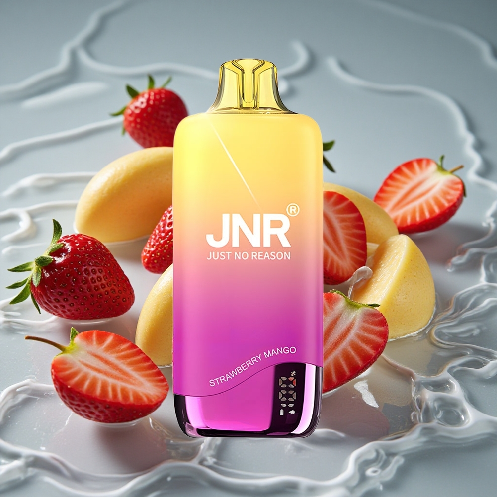 JNR Rainbow 10500 Puffs Vienkartinis Vape Braškė Manga