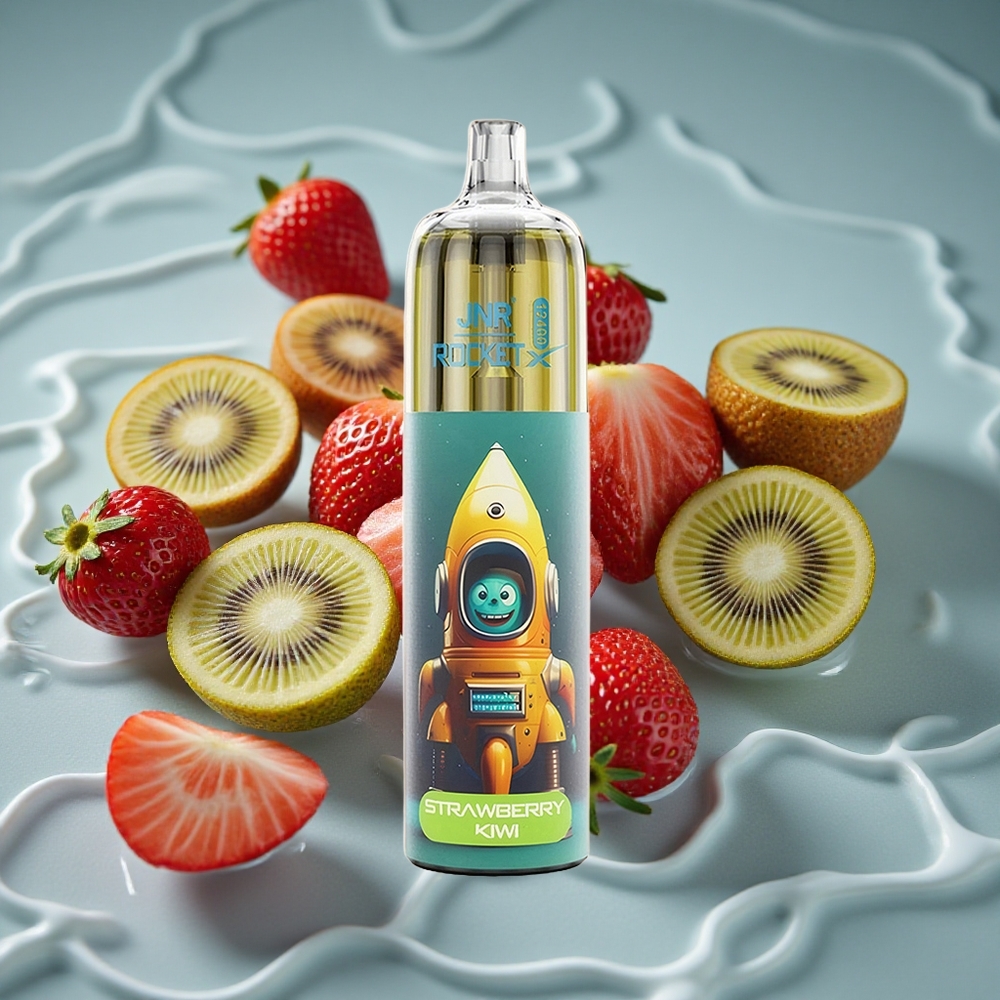 JNR Rocket-X 12400 Puffs Vienkartinis Vape Braškių Kiwi