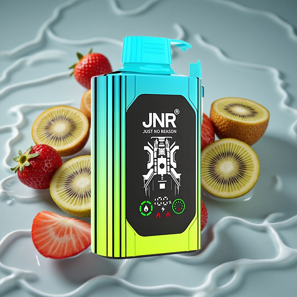 JNR Shisha Hookah Box 20500 Puffs Braškynės-Kivio Vienkartinis Vape 25ml
