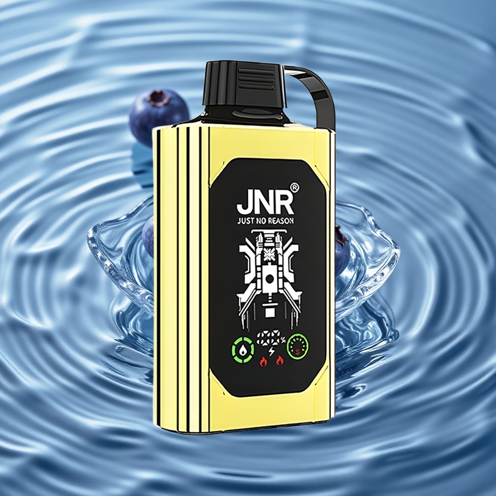 JNR Shisha Hookah Box 20500 Puffs Vienkartinis Vape Mėlynų Uogų Ledas