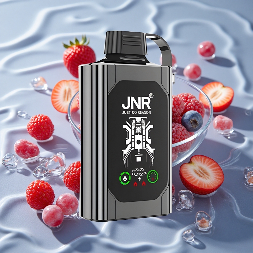 JNR Shisha Hookah Box 20500 Puffs Vienkartinis Vape Mišrios Uogos Ledas
