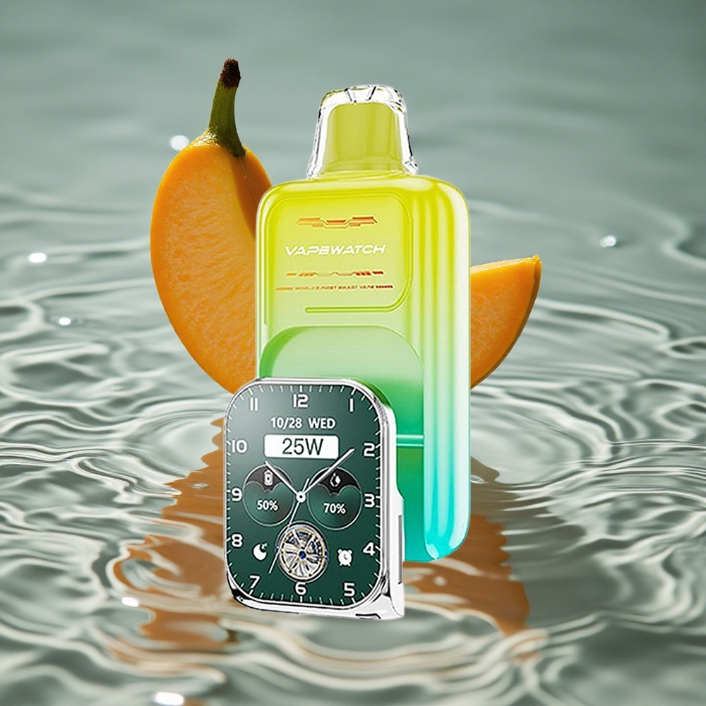 JNR VapeWatch 30000 Puffs Vienkartinis Vape Oranžinė Mango su 19mL Skysčio