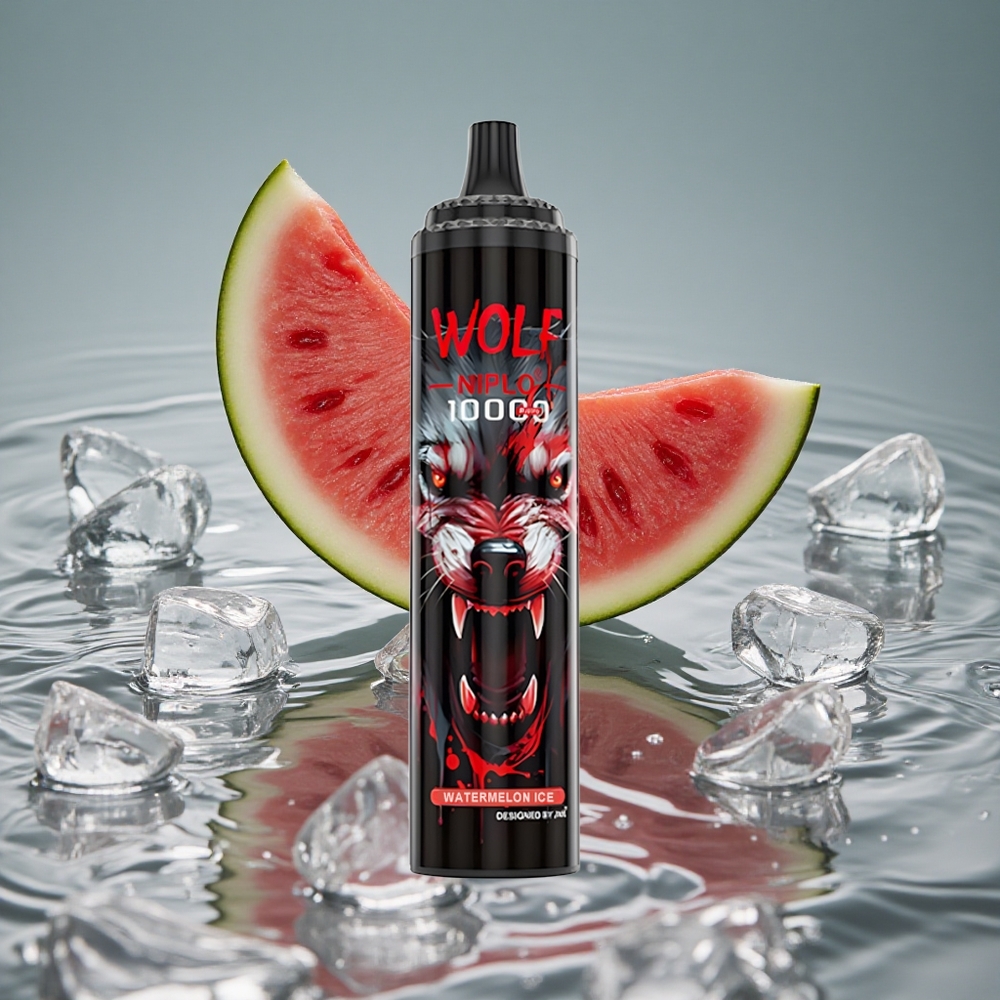 JNR Wolf Niplo 10000 Puffs Vienkartinis Vape Arbūzo Ledas