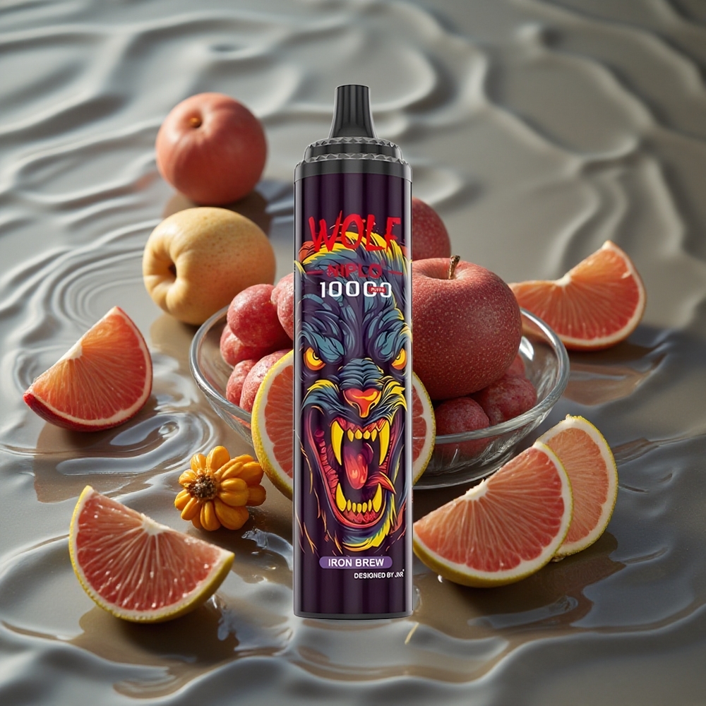 JNR Wolf Niplo 10000 Puffs Vienkartinis Vape Geležinis Alus