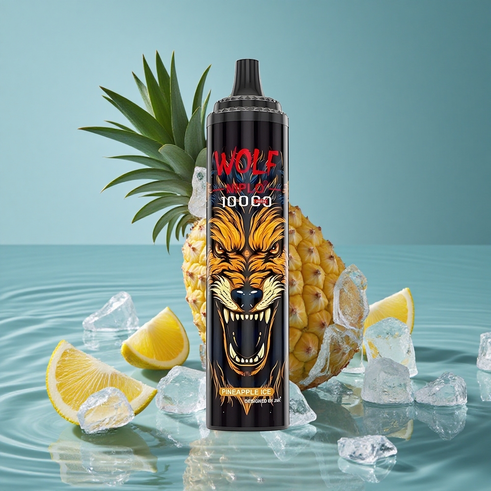 JNR Wolf Niplo 10000 Puffs su Ananasų Ledu (20ml)