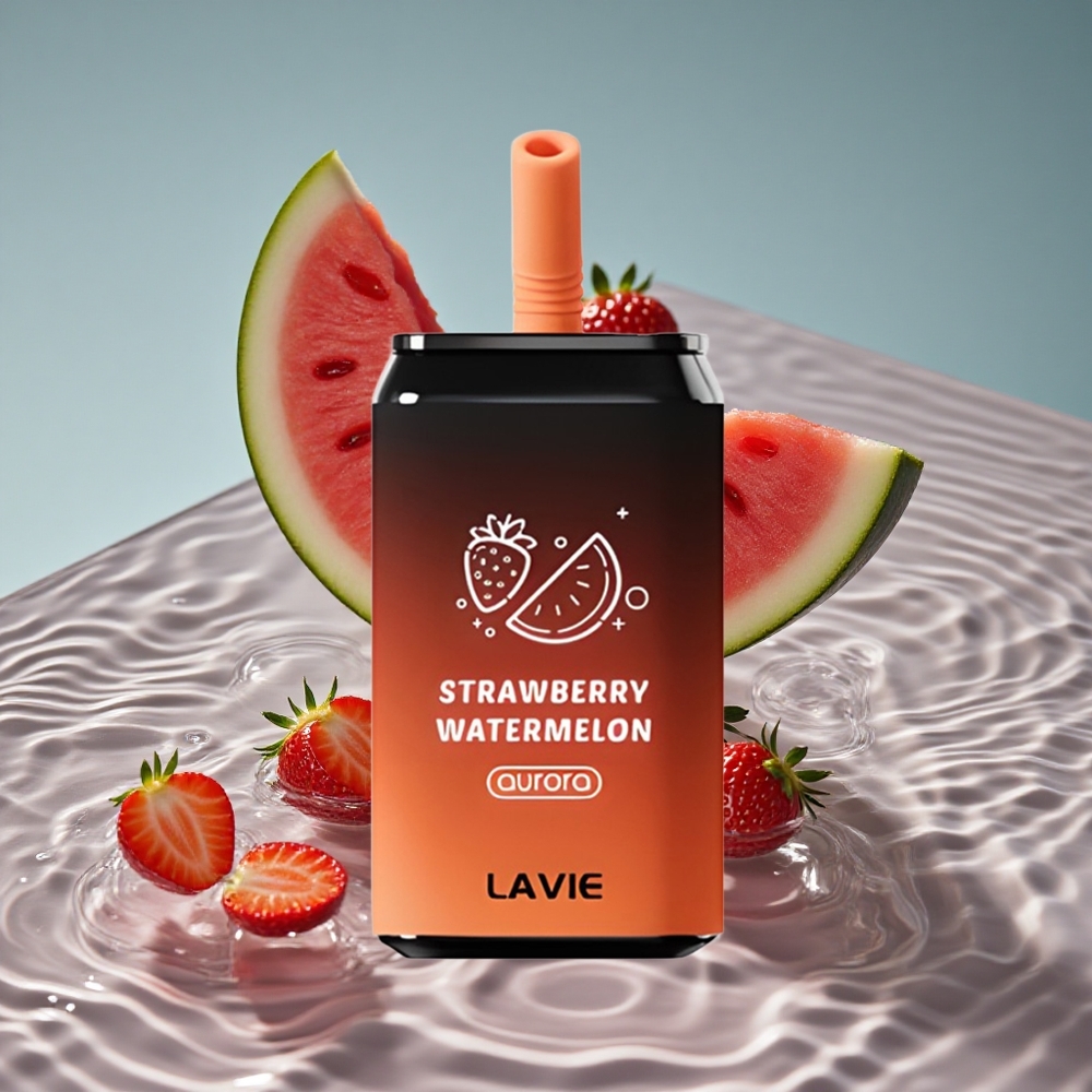 LAVIE Aurora 11000 Puffs Vienkartinis Vape Braškė Arbūzas