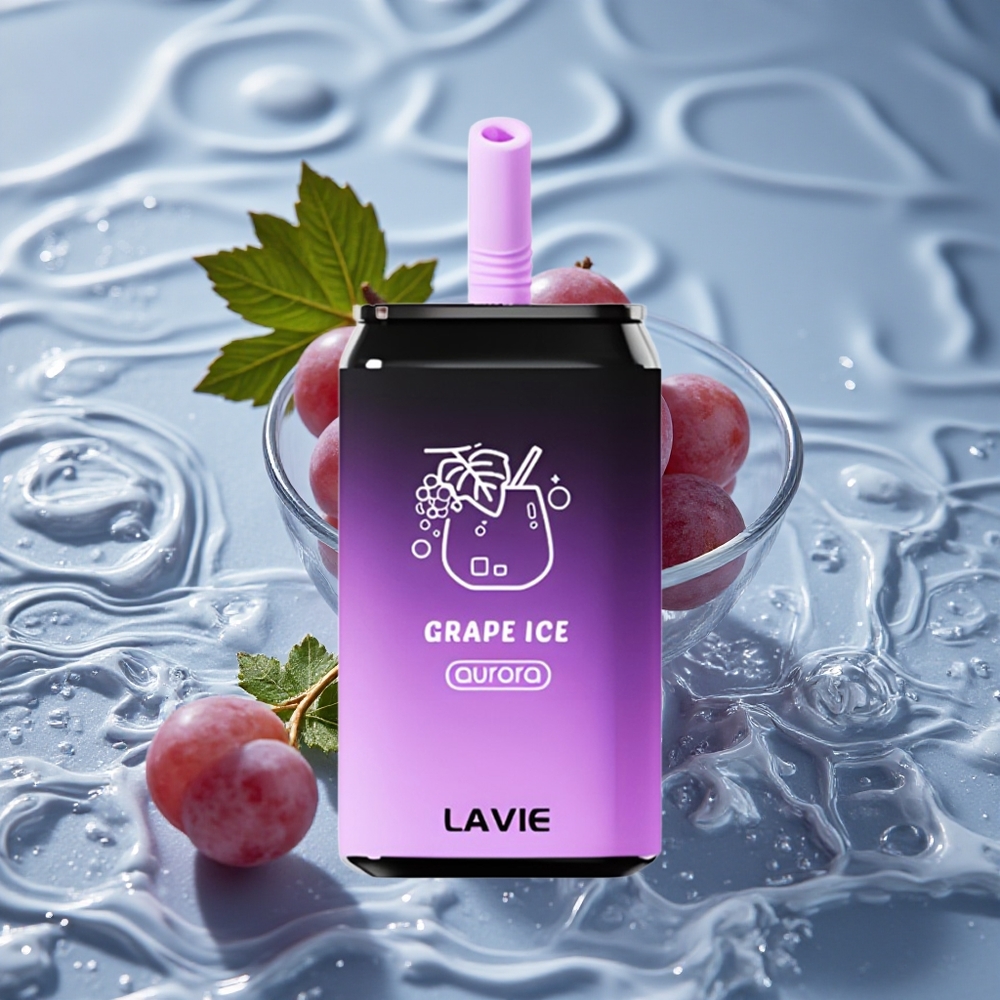 LAVIE Aurora 11000 Puffs Vienkartinis Vape Vynuogių Ledas