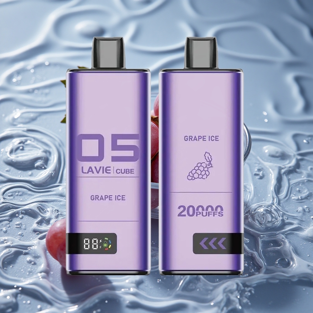 Lavie Cube 20000 Puffs Vienkartinis Vape Vynuogių Ledas