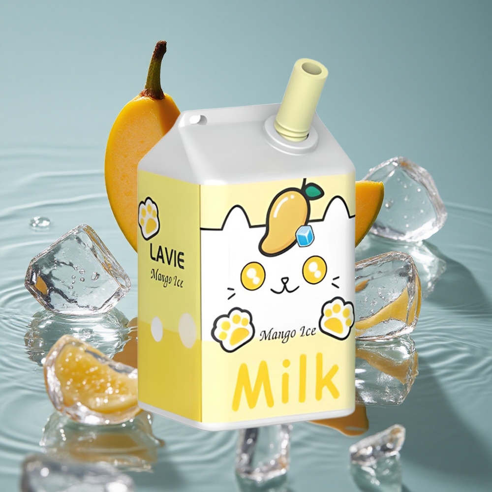 LAVIE Pienas 7000 Puffs Mango Ledas Vienkartinis Vape