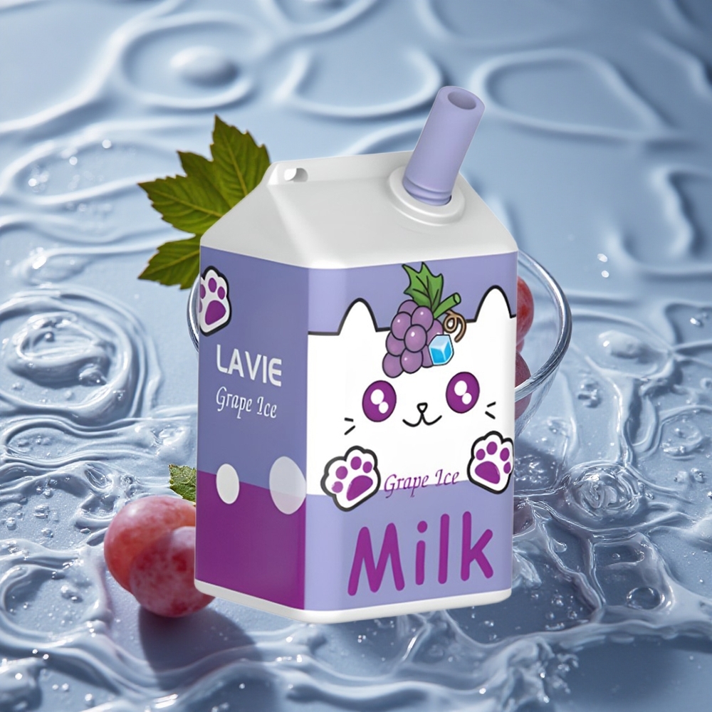 LAVIE Pienas 7000 Puffs Vienkartinis Vape Vynuogių Ledas
