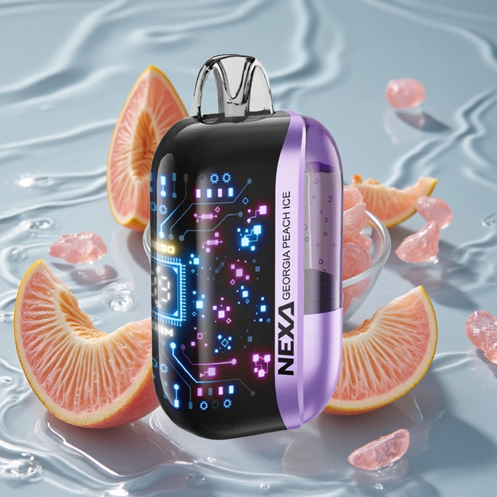 NEXA Ultra 50K Vienkartinis Vapas su 50000 Traukimų Georgia Persikas Ledas