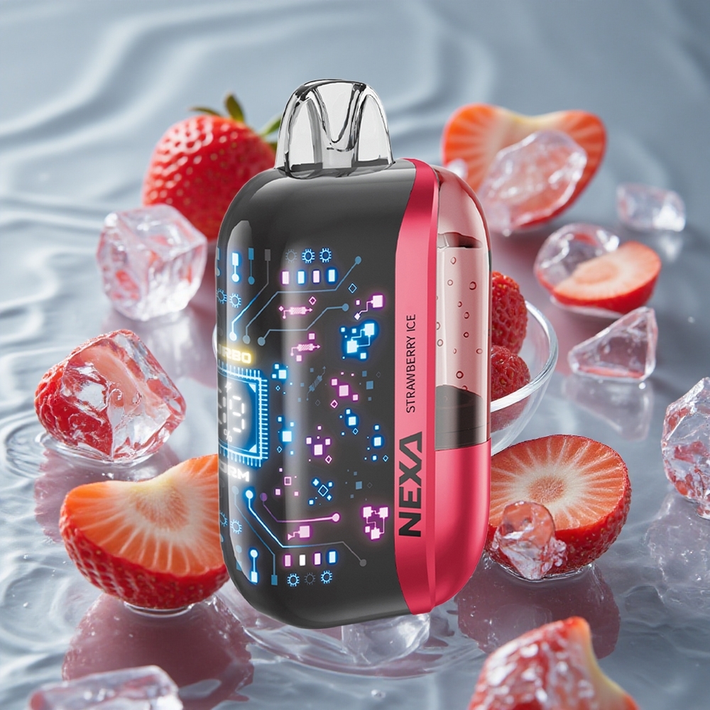 NEXA Ultra 50K Vienkartinis Vape 50000 Puffs Braškių Ledas