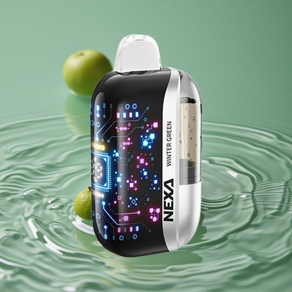 NEXA Ultra 50K Vienkartinis Vape su 50000 Traukimų ir Žiemos Žalia