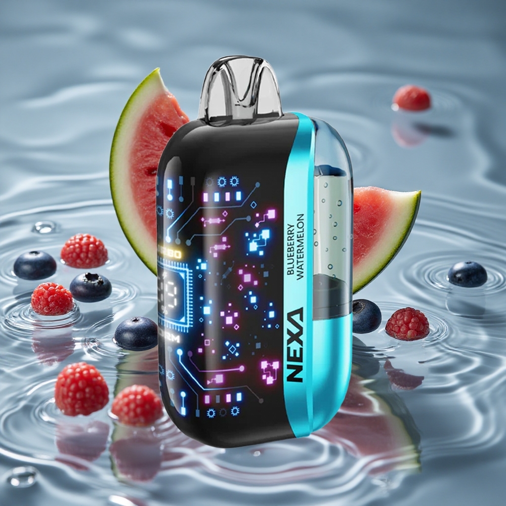 NEXA Ultra 50K Vienkartinis Vaporizatorius su 50000 Traukimų Mėlynųjų Uogų ir Karpio Skoniu