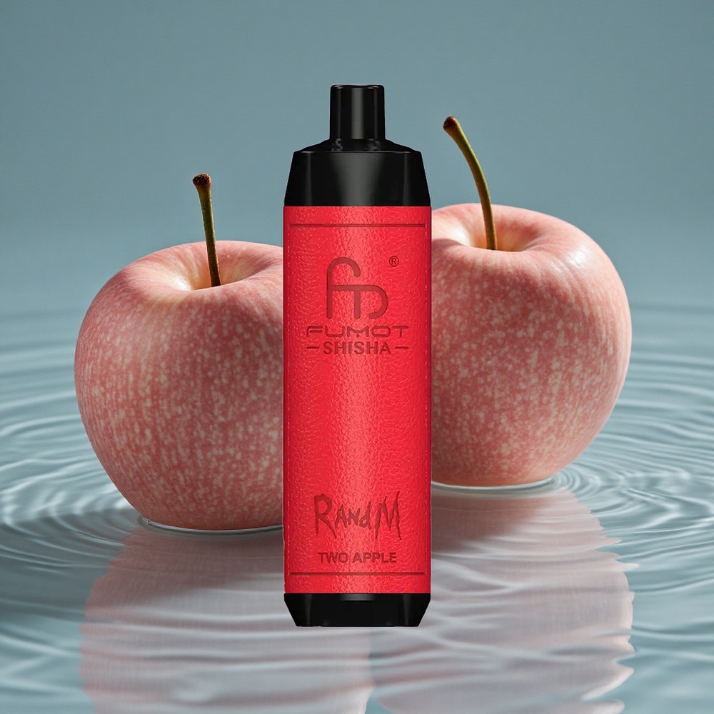 RandM Fumot Shisha 10000 Puffs Vienkartinis Vape Dvi Obuolio
