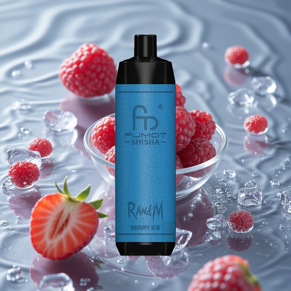 RandM Fumot Shisha 10000 Puffs Vienkartinis Vape Uogų Ledas